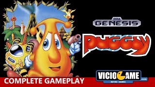 🎮 Puggsy Mega Drive Complete Gameplay [upl. by Tabshey]