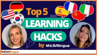 5 Language Learning Tips from the MosaLingua Team [upl. by Auqinehs381]