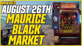 Black Market Vending Machine Location August 26th  Borderlands 3 [upl. by Lammond]