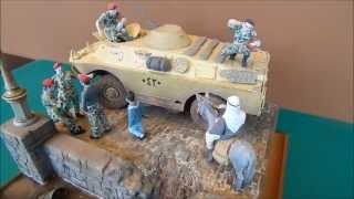 135 Diorama quotMPs Breaking Breadquot BRDM2 Egypt 2013 [upl. by Yoj]