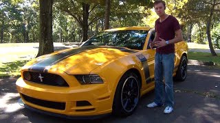 Review 2013 Ford Mustang Boss 302  Pure Raw V8 Emotion [upl. by Dyol]