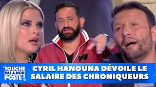 Cyril Hanouna dévoile le salaire des chroniqueurs [upl. by Borchers58]