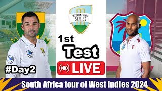 West Indies vs South Africa 1st Test Day 2 Live  Wi vs Sa Live  Cricket 22 [upl. by Mufinella]