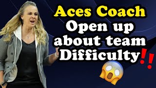 🚨Las Vegas Aces Coach Drops Heated Response On Team Struggles‼ [upl. by Latona]