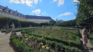 Rosengarten Bamberg Neue Residenz mit einen herrlichen Blick über Bamberg [upl. by Warden447]