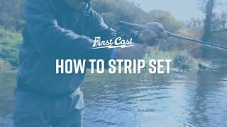 First Cast Fly Fishing Academy How to Strip Set NOT trout set [upl. by Ury]