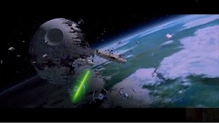 Star Wars VI Return of the Jedi  Space Battle of Endor Supercut [upl. by Tichon]