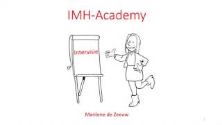 IMH Academy  Intervisie  Marilene de Zeeuw [upl. by Inness]