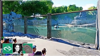 🐘 California Sea Lion Habitat with Seating amp Underwater Gallery in City Zoo  Planet Zoo [upl. by Grubman]