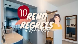 Top 10 Renovation Regrets with tips 🤦🏻‍♀️🏠 Ep 21  House Tour  Singapore HDB 4Room BTO [upl. by Carley]