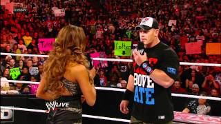 Raw Eve begs for forgiveness from John Cena [upl. by Doownelg]