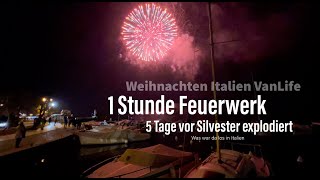 Vlog  Das zeitigste Silvester Feuerwerk der Welt  Lazise Gardasee  War das Absicht oder Unfall [upl. by Duer619]