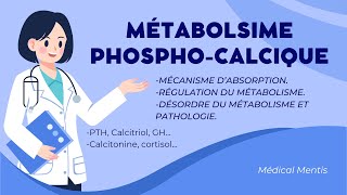 les facteurs impliqués dans la régulation du métabolisme phosphocalcique Hormone [upl. by Yemorej656]