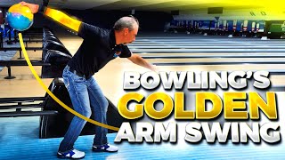 How to Get a GOLDEN Bowling Arm Swing Pro Tip from PBA Champion Mike Machuga [upl. by Aksel]