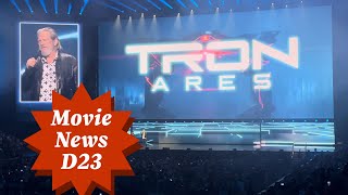 Tron Ares Movie News Jeff Bridges Jared Leto Evan Peters Reveal Plot amp Composer at Disney’s D23 [upl. by Oregolac]