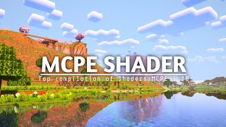 TOP 3 SHADER MCPE 120 amp 121  MCPE SHADER  COMPILATION SHADER amp SUPPORT RENDER DRAGON [upl. by Riek]