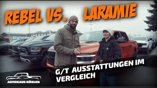 Schnellvergleich RAM Rebel GT vs RAM Laramie GT [upl. by Hallimaj]