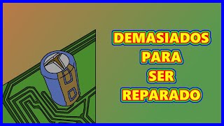 💾 SABER CUANDO no SE PUEDE REPARAR cuando los condensadores reventados el PC 💾 E0209 [upl. by Acirahs177]