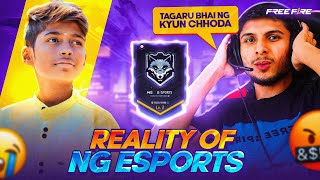 WHY I LEFT NG E SPORTS 💔 REALITY BEHIND NG E SPORTS 🥲😭 NonstopGaming RaiStar [upl. by Yhcir954]