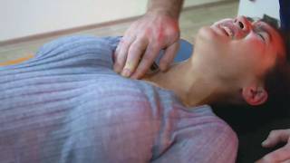 UNLOCKED Her Tight CHEST KNOTS Painful Tension I Chiropractic ASMR [upl. by Yasdnil]