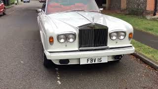 1980 ROLLS ROYCE CORNICHE CONVERTIBLE 5000 SERIES SUPERB ULEZ TAXMOT EXEMPT [upl. by Kurtzig]