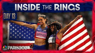 Team USA track womens volleyball teams highlight Day 13 at the Paris Olympics  Inside the Rings [upl. by Aural729]