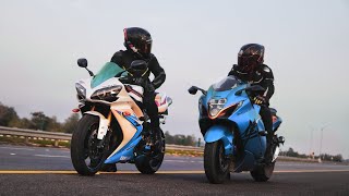 Legendary R1 VS Hayabusa King of Speed  Now what will happen [upl. by Ahtel74]