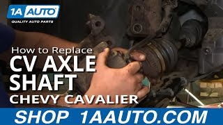 How to Replace CV Axle Shaft 9505 Chevy Cavalier [upl. by Clo]