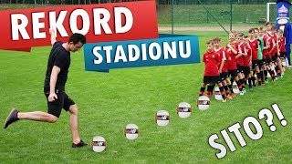 REKORD STADIONU  NAJDŁUŻSZA SIATA PIŁKARSKA [upl. by Hirz]