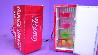 Increíble Mini Refrigerador hecho con latas de refresco [upl. by Bluefarb]