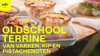 Klassiek terrine recept van varken kip en pistachenoten  Sofie Dumont [upl. by Adnovay]