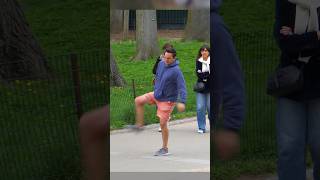 kicking a fart into another dimension 😲😂 shorts funny fartprank [upl. by Berns]