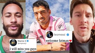 Famous Reaction on Luis Suarez officially Joins Inter Miami [upl. by Nelyaw299]