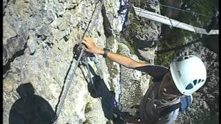 via ferrata La Traditionnelle Auron [upl. by Nyra601]