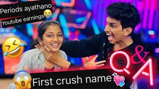 Q amp A മിൻഷയുടെ രഹസ്യങ്ങൾ ⁉️  boy friend☢️ crush funny Questions minsha [upl. by Arodoet]