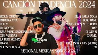 CANCIÓN TENDENCIA 2024  REGIONAL MEXICAN SONGS 2024  GRUPO FRONTERA PESO PLUMA FUERZA REGIDA [upl. by Irehs124]