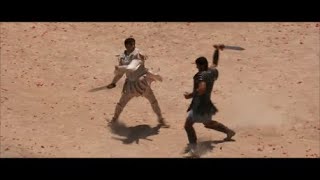 GLADIATOR  Maximus vs Commodus fight scene [upl. by Idas]