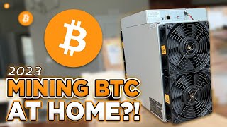 How Much Money Do I Earn Mining Bitcoin at Home in 2023 [upl. by Stevena761]