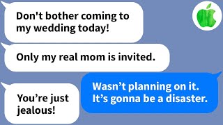 【Apple】 My step daughter invited her own mother to her wedding instead of me but [upl. by Brittney]