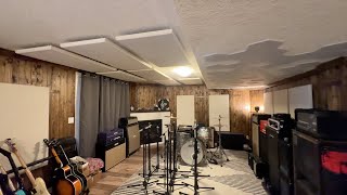 EPIC BASEMENT HOME STUDIO TOUR AMAZING GUITAR AMPS AND MORE [upl. by Eilasor]