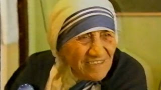 Mother Teresa gives her first TV Interview for 10 years May 1993 [upl. by Mcmullan398]