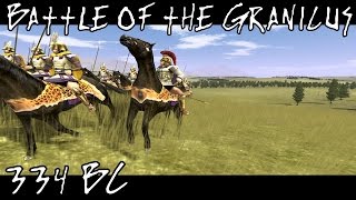 Rome Total War Alexander  Battle of the Granicus 334 BC [upl. by Ilecara]