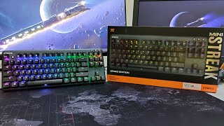 eSport Keyboard Unboxing Fnatic MiniStreak RGB TKL Speed Edition [upl. by Dulcy626]