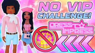 DRESS TO IMPRESS NO VIP CHALLENGE W MY BOYFRIEND 💍 THEY TRIED TO COPY US  Roblox [upl. by Tsnre968]