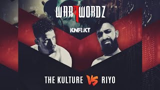 KNFLKT Rap Battle The Kulture vs Riyo  WarofWordz [upl. by Adnahsor818]