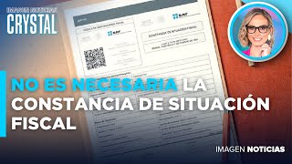 SAT advierte que no es necesaria la Constancia de Situación Fiscal para emitir facturas  Crystal [upl. by Corly]