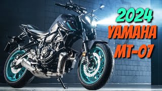 the 2024 Yamaha Mt07 First Look Whats New [upl. by Rutra573]