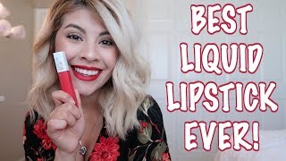 MAYBELLINE SUPERSTAY MATTE INK  REVIEW  WEAR TEST [upl. by Waverley178]