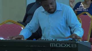 Kedron Isaac plays Great Is Thy Faithfulness at Arouca SDA Church [upl. by Aivlis]