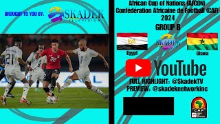 Egypt VS Ghana 22 Recap African Cup of Nations  Confédération Africaine de Football CAF 2024 [upl. by Corrie]